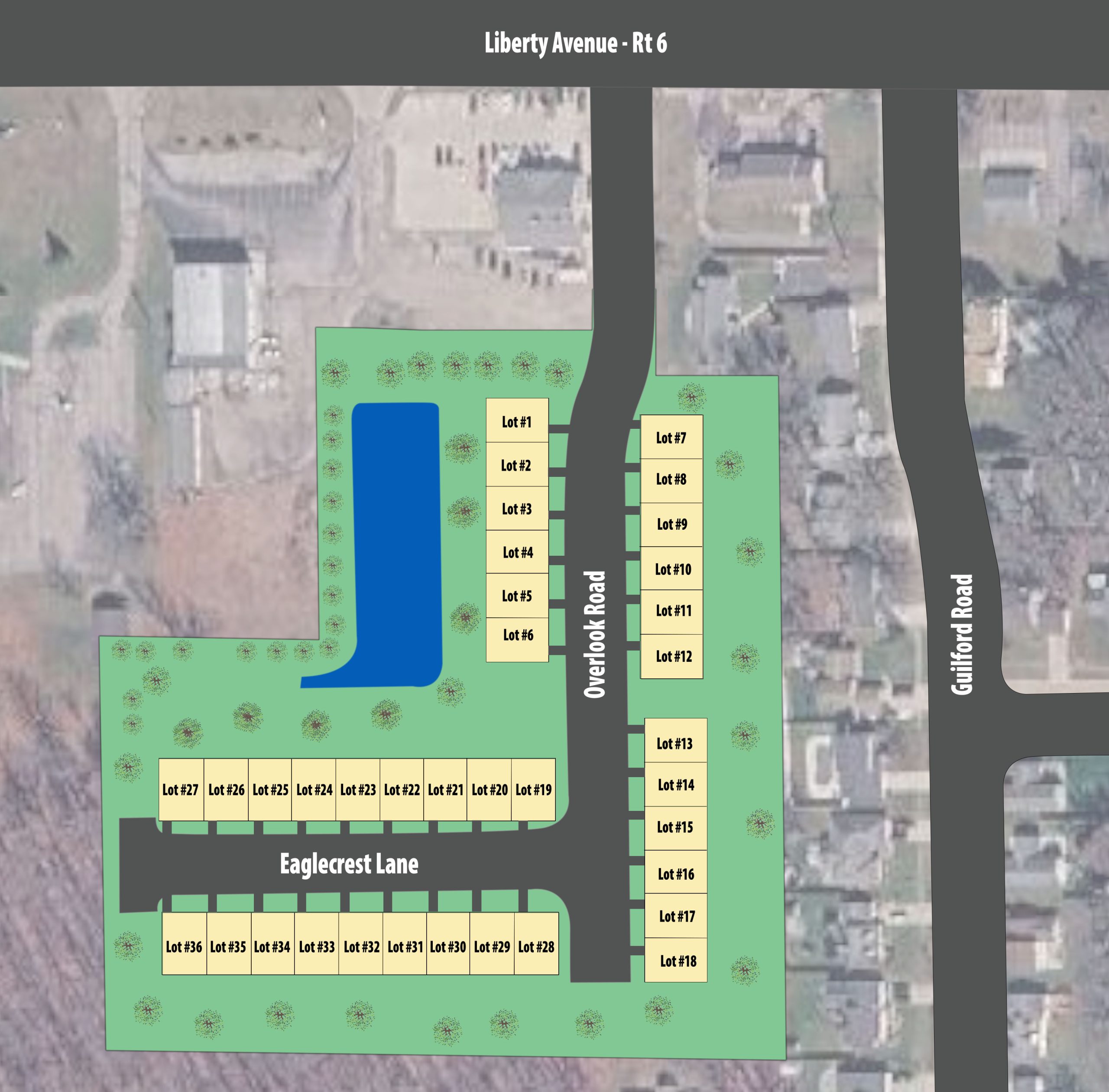 Eagleview subdivision site map